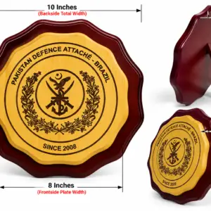 Customized Wooden Shield Award by Souvenir Point
